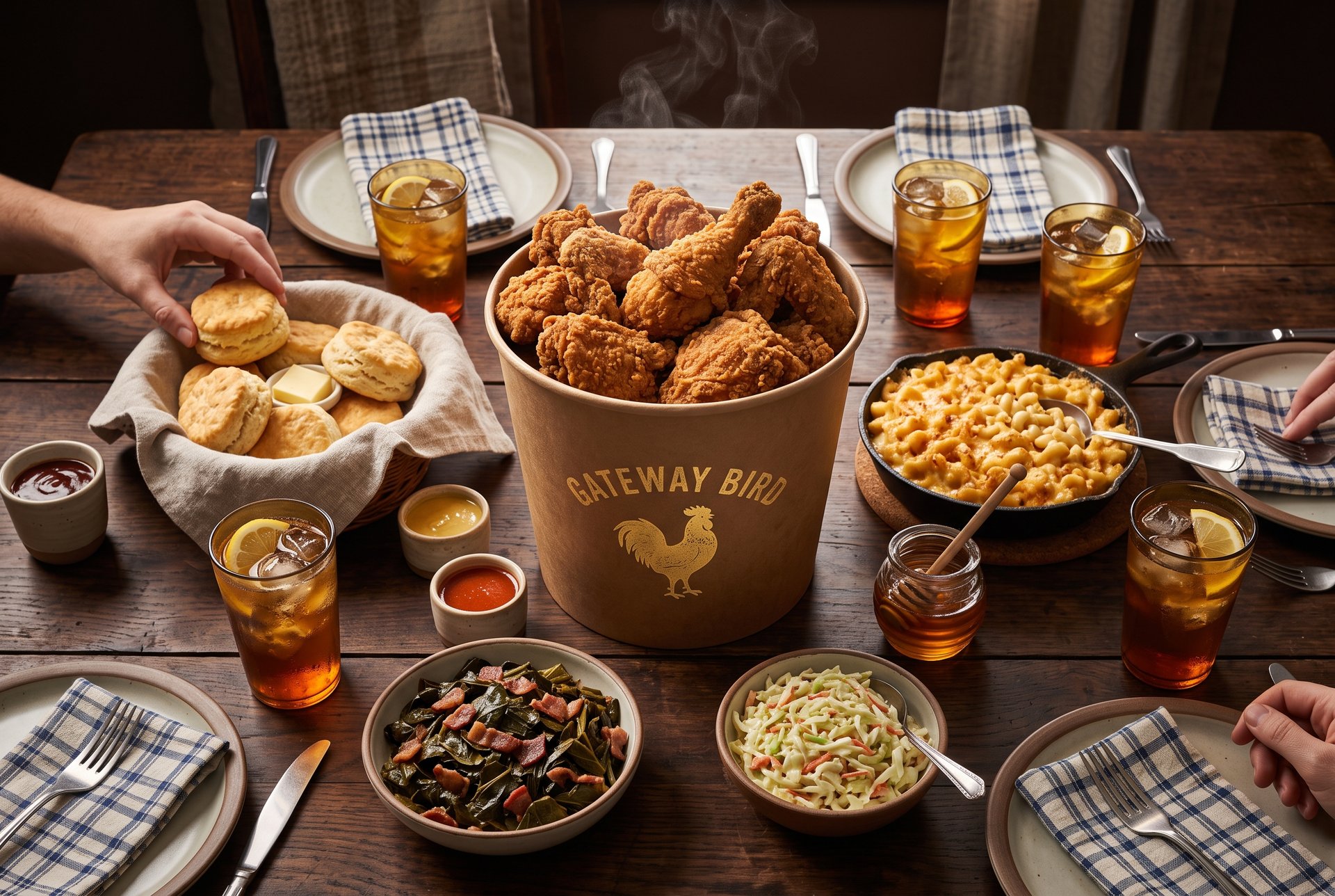 The Gateway Bucket family feast