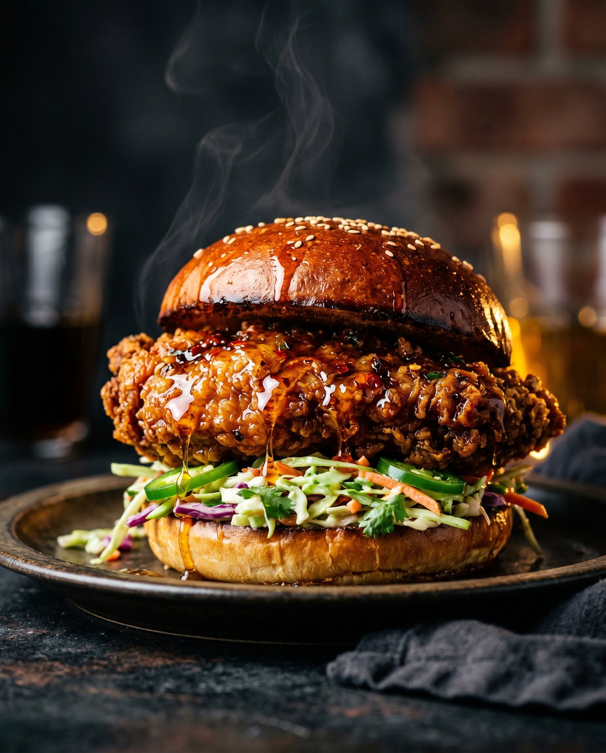 Hot Honey Heater sandwich