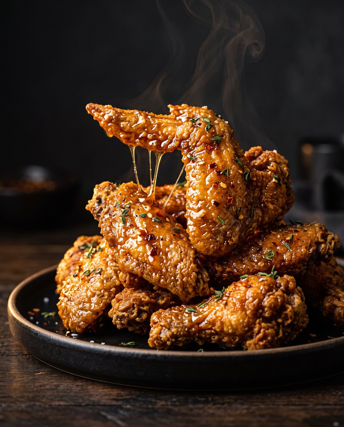 Hot honey jumbo wings